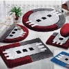 Fashional Design 100% acrylic Bathroom Mat / Bathroom Carpet set