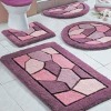Fashional Design 100% acrylic Bathroom Mat / Bathroom Carpet set