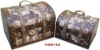 Faux Leather Trunk  (Storage trunk) steamer trunk
