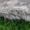 Faux racoon fur/ skin