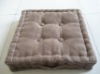 Faux suede cushion