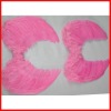 Feather Wings with colorful feather line - custom order your color