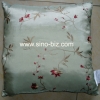 Feather cushion with embroidery