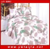 Feather print 4 pcs bedding set/ natural design bedlinen/ best price 4 bedding set