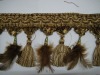 Feather tassel fringe