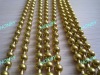 Featured Ball Chain String Curtain In Gold Color