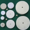 Felt polishing wheel