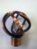 Finials for curtain rod