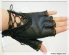 Five Finger Half Gloves (black)