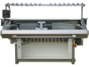 Flat  knitting machine with double systems