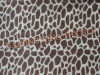 Fleece fabric printed animal giraffe fabric