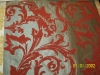 Flock-Printed Silk Fabric