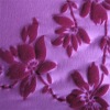 Flocked knitted fabric