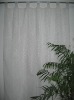 Flocked organza curtains