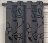 Flocking Eyelet Curtain