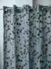 Flocking window curtain