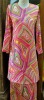 Floral Design Print Fabric (Pattern Voile.3)