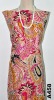 Floral Design Print Fabric (Pattern Voile.6)