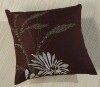 Floral Embroidery Comfortable Decorative  Pillow