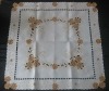 Floral  Embroidery Table Cloth