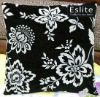 Floral Flocking Cushion