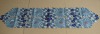 Floral embroidered table runner