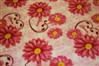 Flower Printed Fleece Brushed Blanket