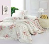 Flower Printed Tencel Bedding Set/bed sheet