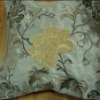 Flower embroidery cushion,fashion polyester cushion cover