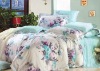 Flower light Blue printed bedding set