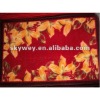 Flower print nylon carpet