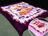 Flowers and Plants Polyester Blanket