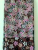 Flowers patten 100% Polyester Voile Fabric/printed voile irregular fabric