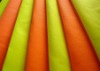 Fluorescent mercerized velvet