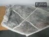 Foil Printed Faux Suede Sherpa Blanket