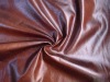 Foiled tricot suede
