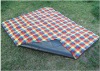 Folding polyester picnic blanket