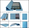 For ipad2 smart cover leather case , MOQ:300pcs wholesale