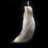 Fox Tail Fur Keychain