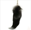 Fox Tail Fur Keychain