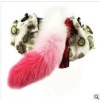 Fox Tail Fur Keychain