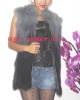 Fox belley fur vest