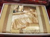 Freeshipping silk/cotton jacquard luxury bedding set Queen/King size