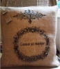 French Linen Vintage linen printed cushion cover