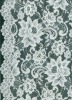 French metallic lace fabric