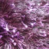 Fresh Nature New Collection 100% Polyester Sea Grass Shaggy Carpet Purple Rug KW-SG004