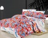 Fresh colour 100% cotton printing bedding set/duvet cover set with 4 pcs