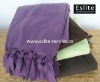 Fringed Polar Fleece Throw