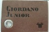 Fshion faux leather label,Logo embossed,debossed,pressed,printed