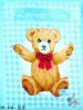 Funny bear polyester blanket